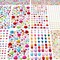 2774 Gem Stickers for Crafts – Self-Adhesive Heart Rhinestones, Acrylic Bling for Kids’ DIY Projects